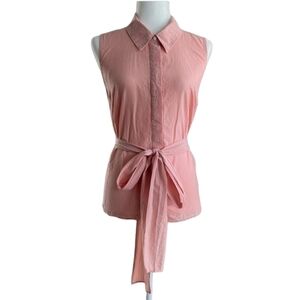 𝅺LANE BRYANT LADIES SLEEVELESS BUTTON UP BLOUSE- 14